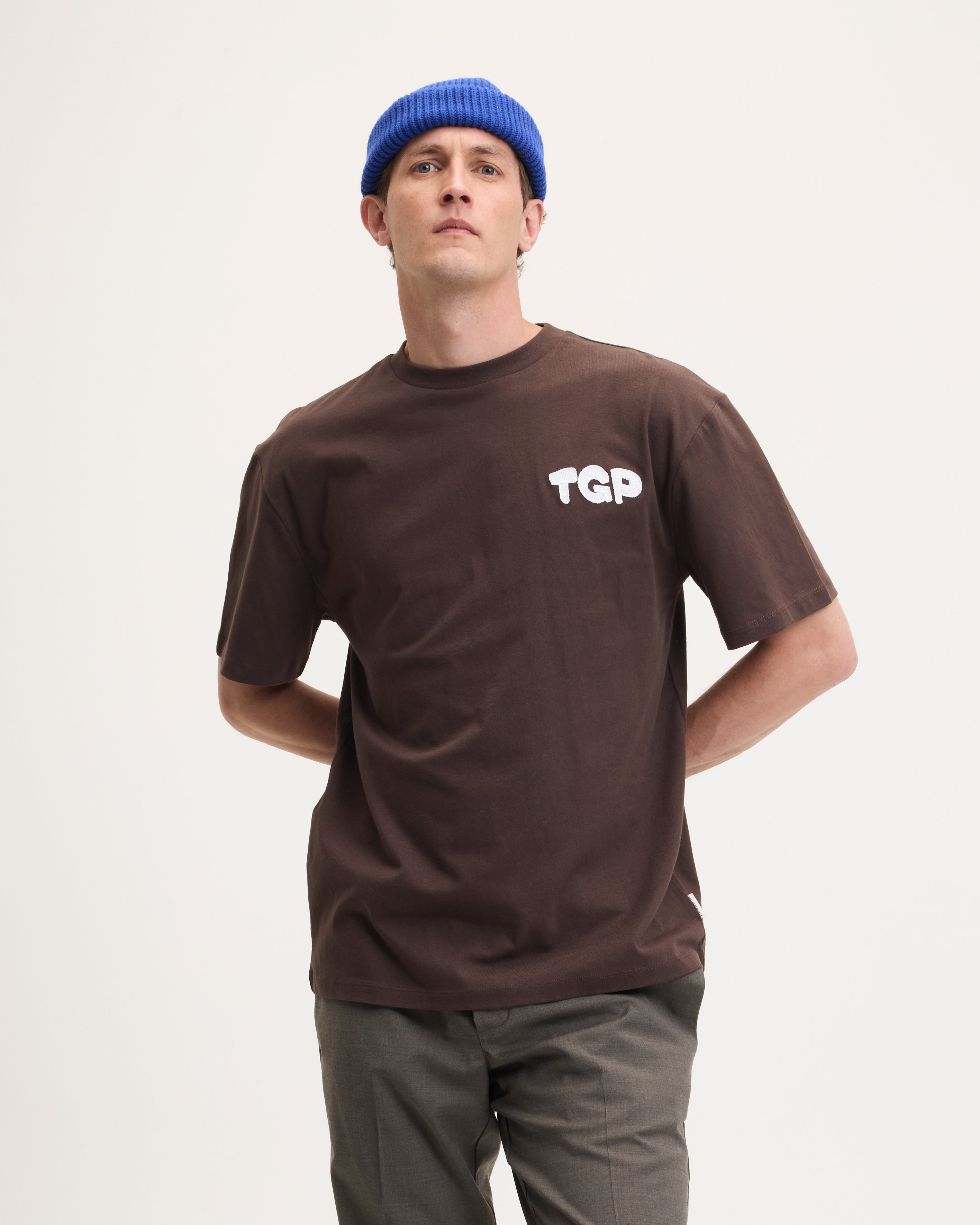 THE GOODPEOPLE TOOK 26020908 t-shirt bruin