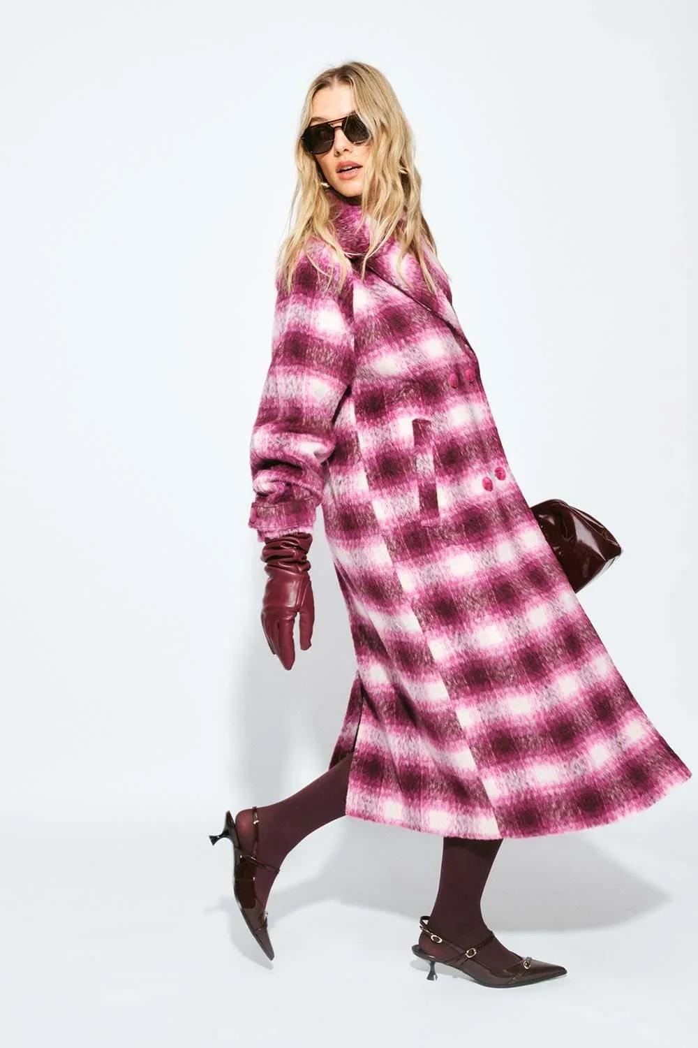 POM  SP9678 COAT - Chris pink