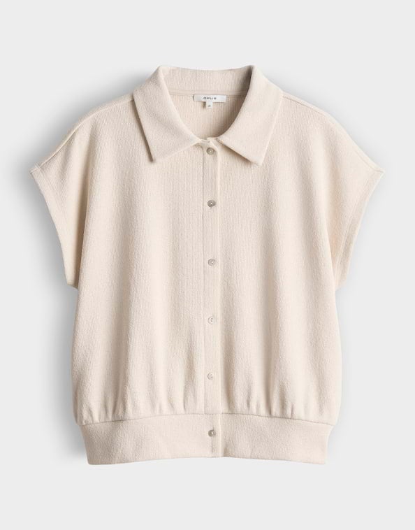 OPUS Sweatshirt met knoopsluiting 10552514097423 Glaya