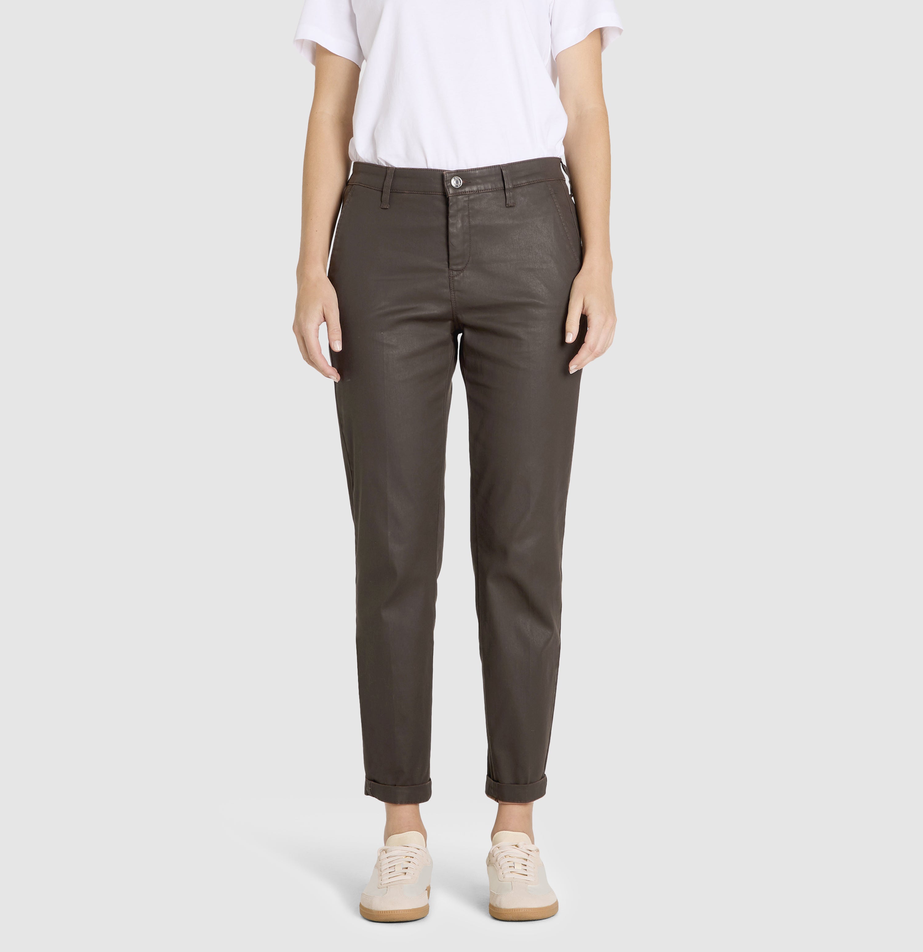 MAC 0465 3075-00 Chino Turn-up Slim-fit Pants