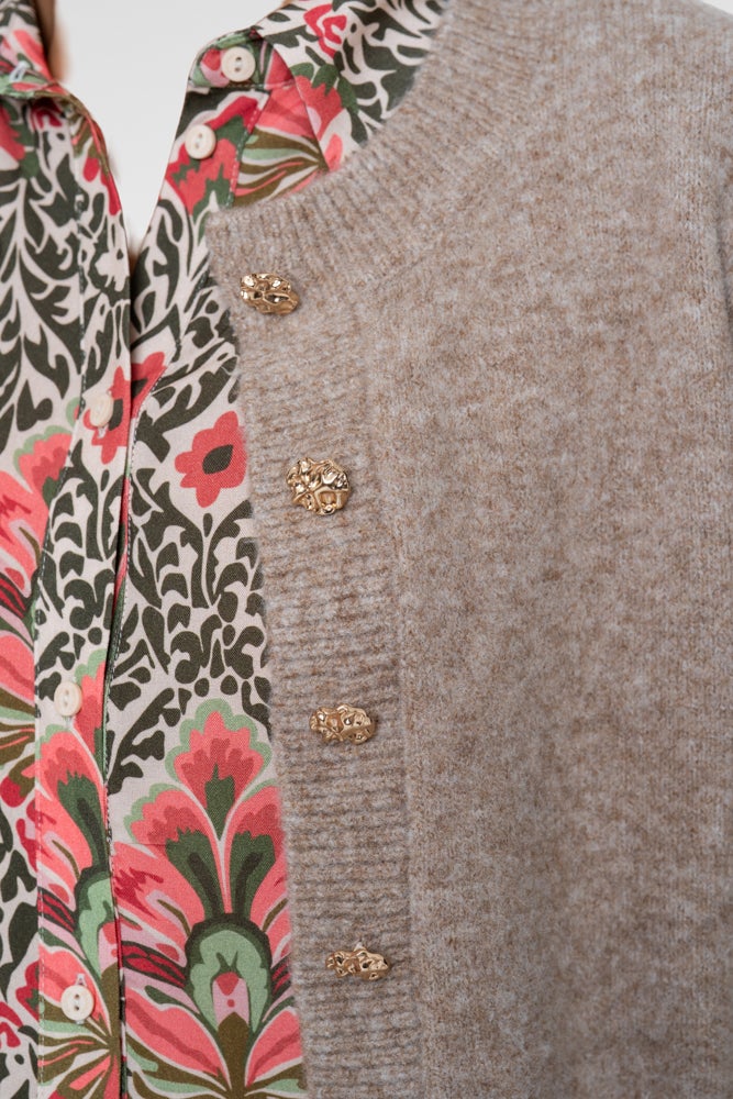 GEISHA 64845-14 Cardigan met ruffles