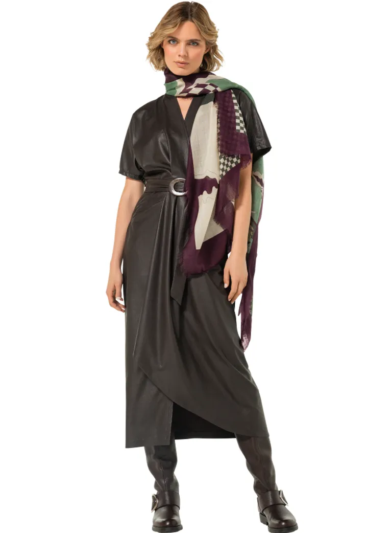 CarolineBiss 4109/30 Dress Leather Look