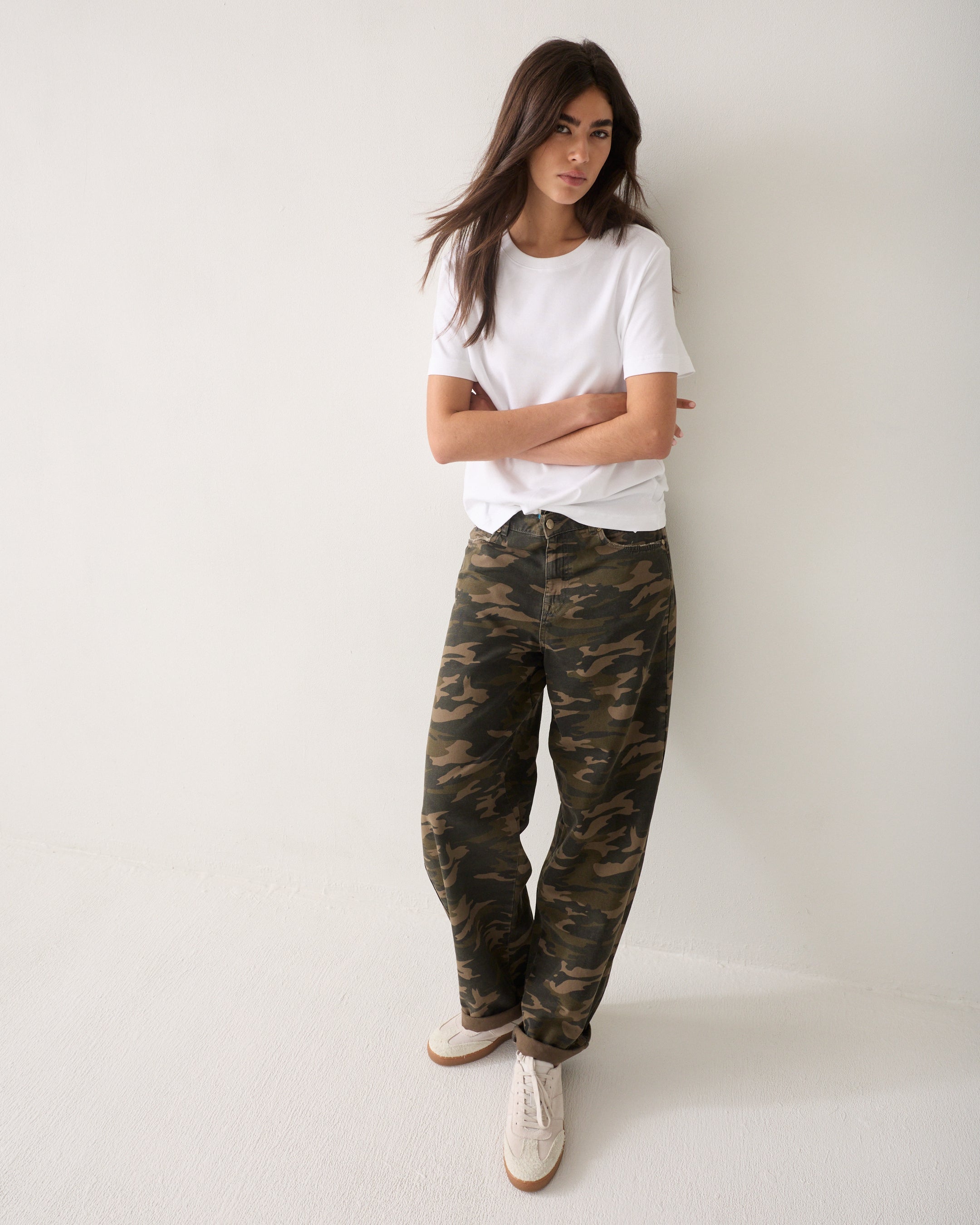 SUMMUM Barrelfit broek camouflage 4s3168-12726
