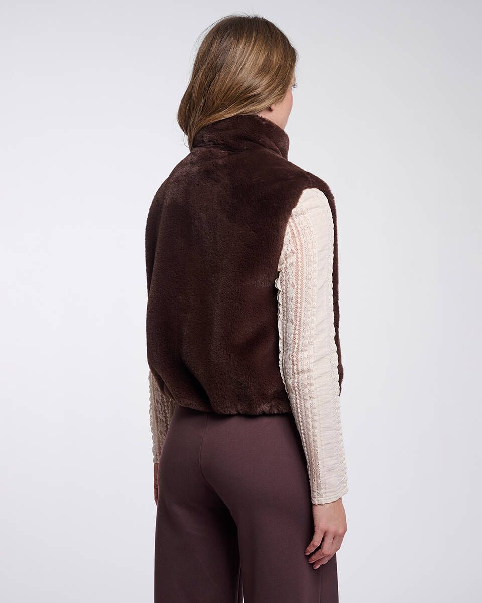 RINO & PELLE Nikki.7002611 Short faux fur Waistcoat