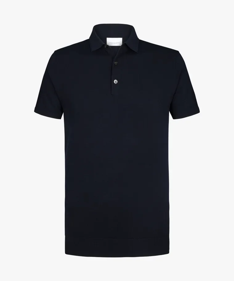 PROFUOMO PP2D00001A Luxury Basic POLO SS-Navy