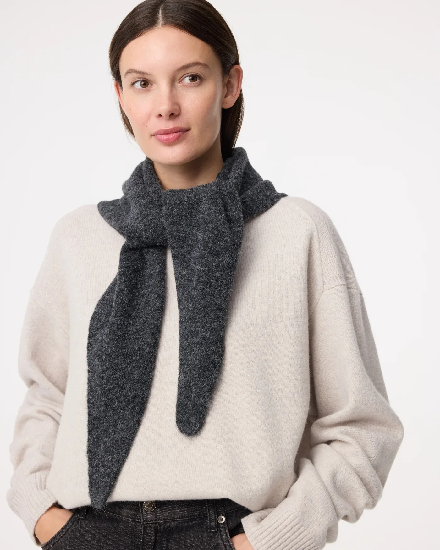 KNIT-TE 262P089 Tricja Scarf - antra