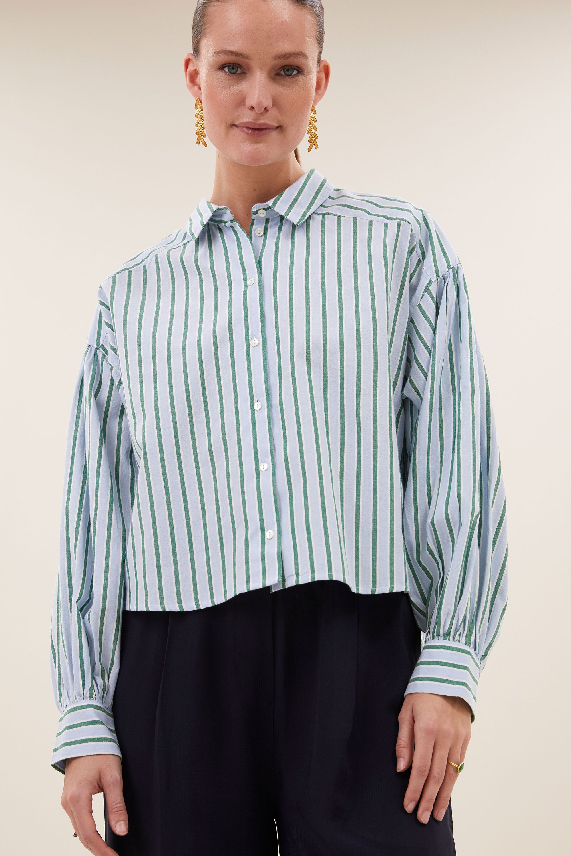 BY-BAR 26412036 sarah short sea blouse