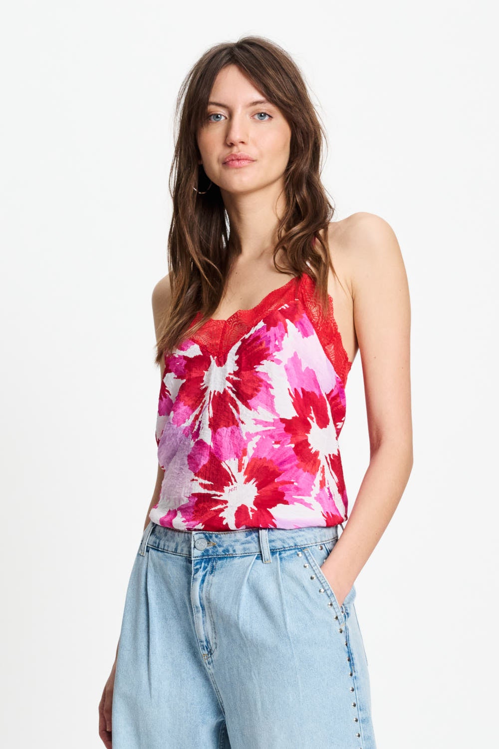 POM Amsterdam SP9577 TOP Cami Bubble Bloom Lavender