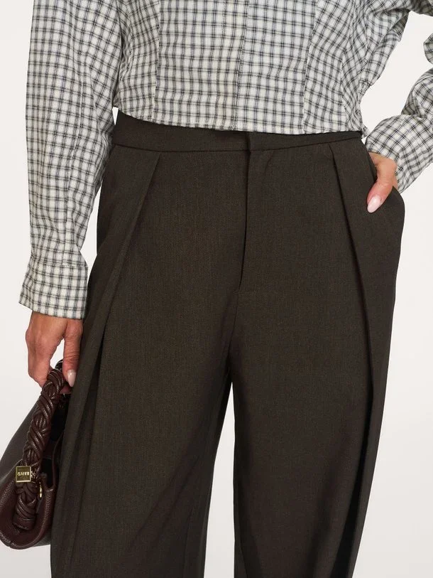 HAUTE L'AMITIE HL10864 Zeppe Pleat Tall Pants