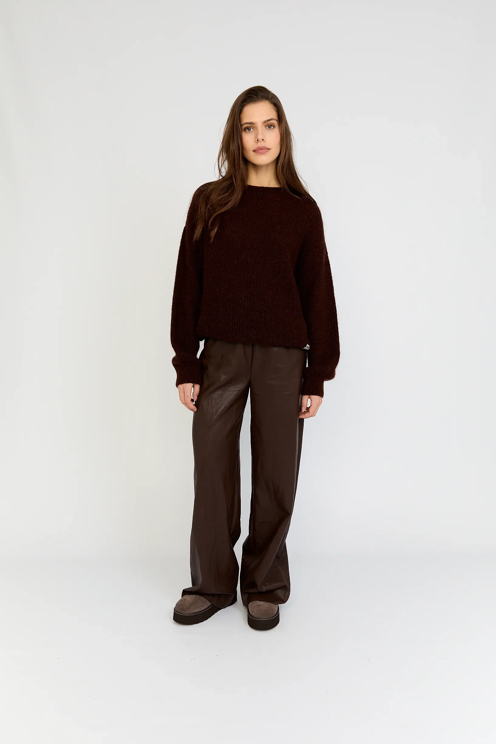 MOSCOW 103-02-Margaux Broek Faux Leather