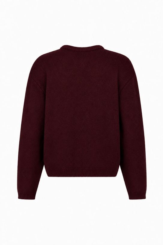 STUDIO ANNELOES 14408 Bibi cardigan-red wine