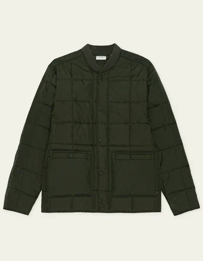 LES DEUX 1002214 QUILTED JACKET groen