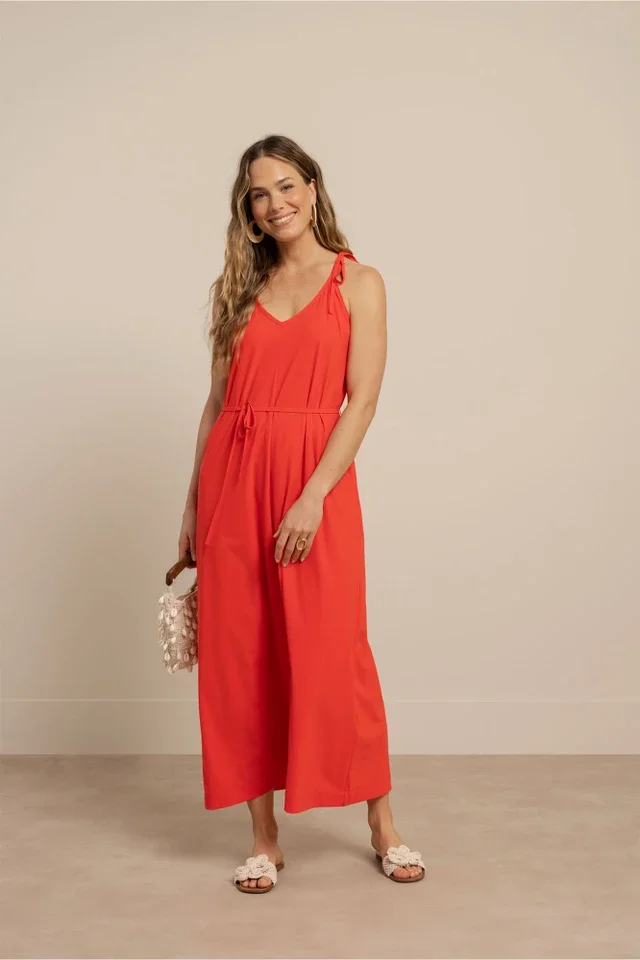 STUDIO ANNELOES 13817 Carise dress-coral red