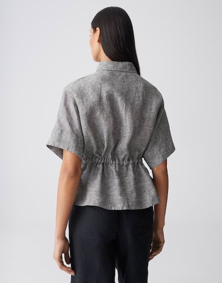 OPUS 10574913218444 Faluri getaillerde SS Blouse