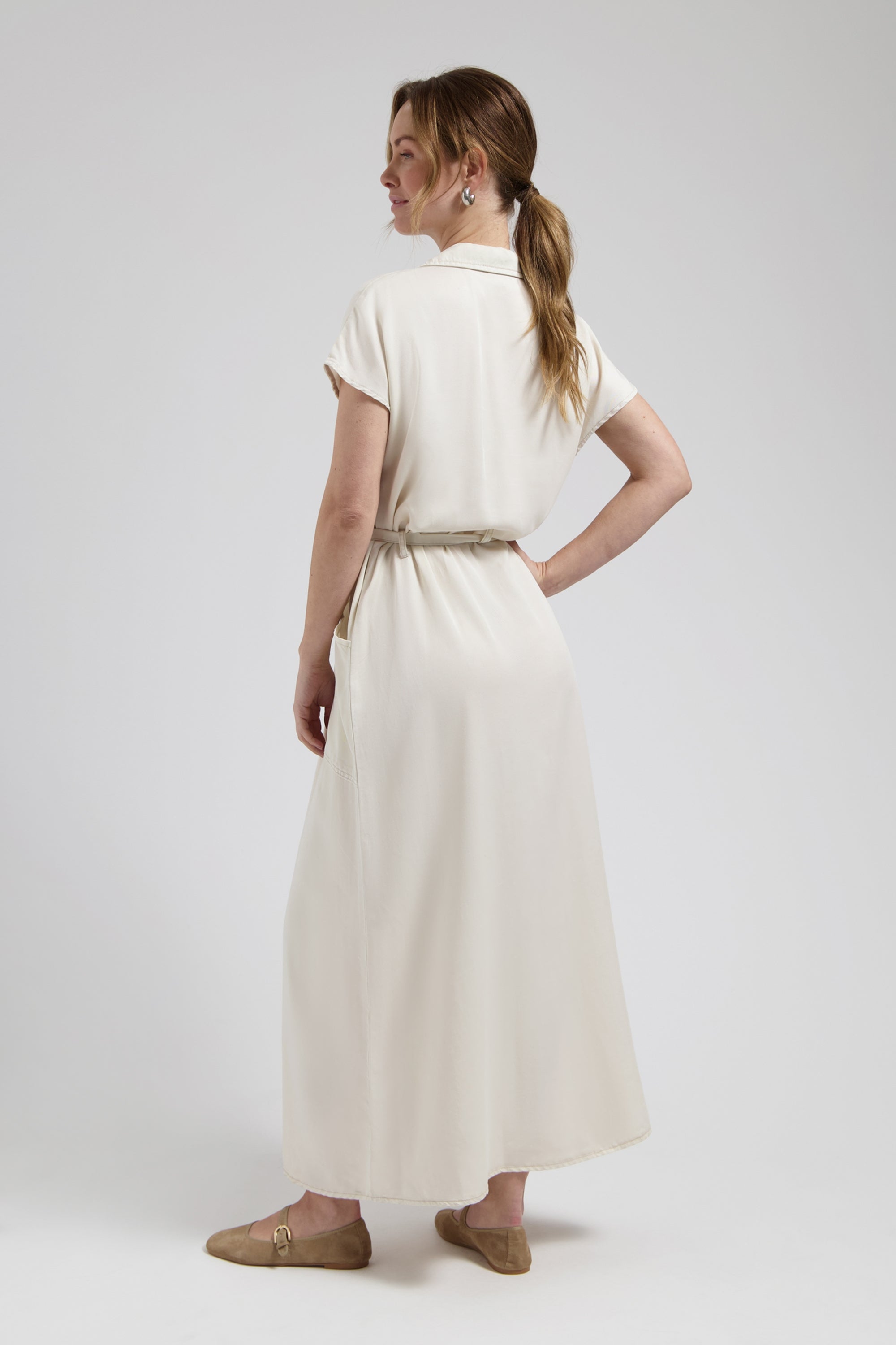 FLORÈZ CR0446 Dina dress-soft white
