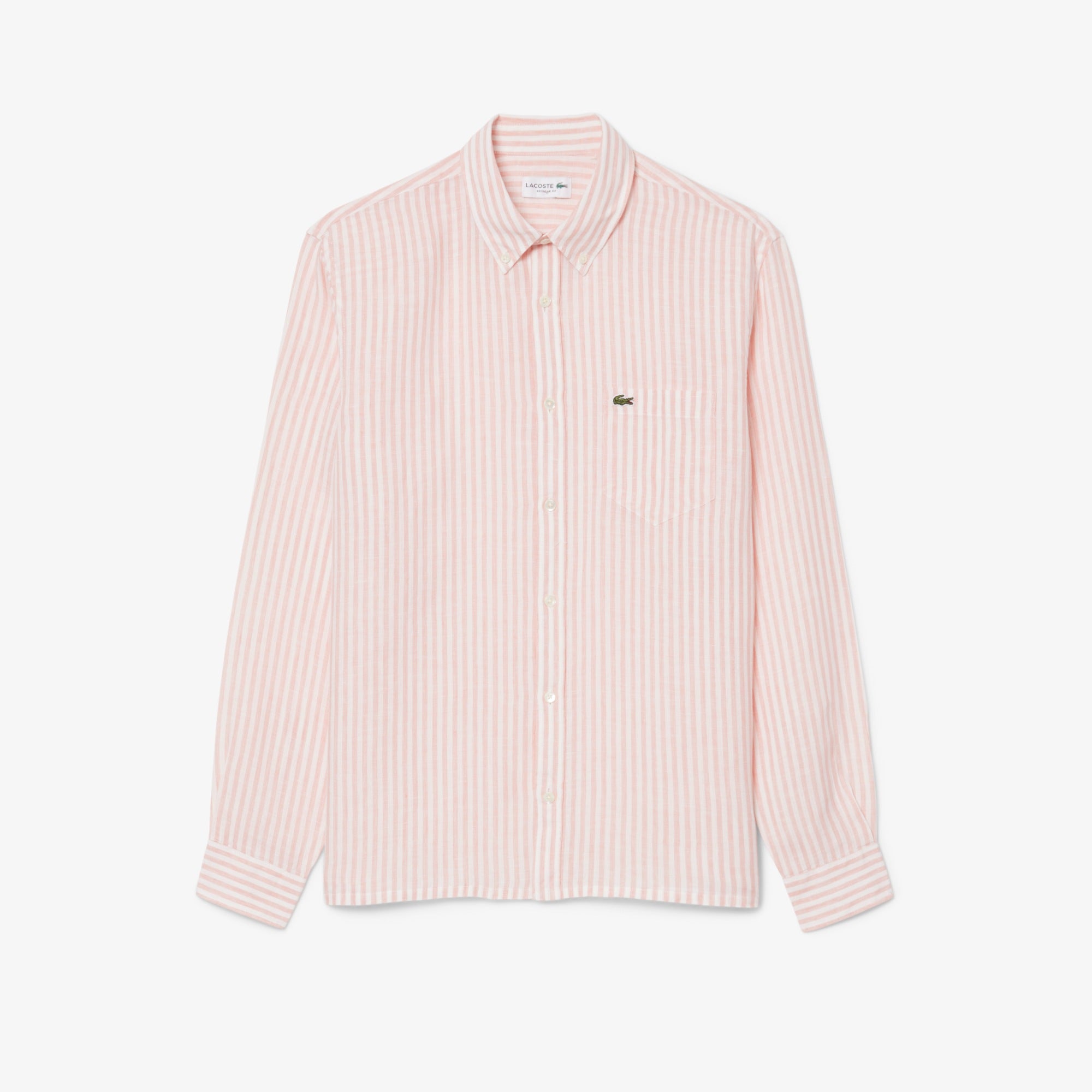 LACOSTE CH6985-61 Regular Fit Gestreept Linnen Hemd