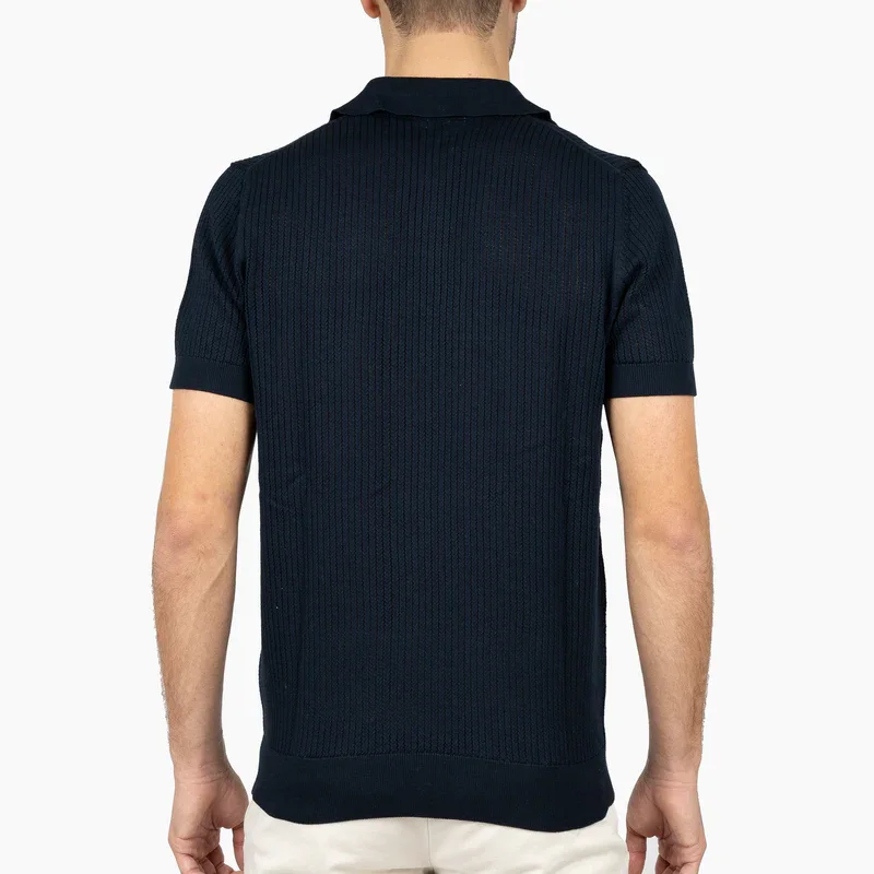SEVEN DIALS SDL26106RI21 BENNET Buttonless Polo-Navy