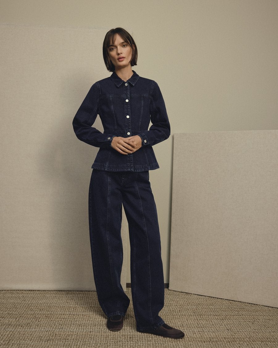 MOSS COPENHAGEN 20144 UTTA EVI HW TAPERED JEANS