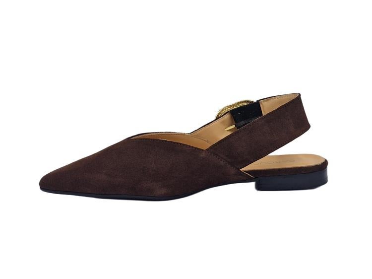 Babouche YENA-2 Slingback DarkBrown
