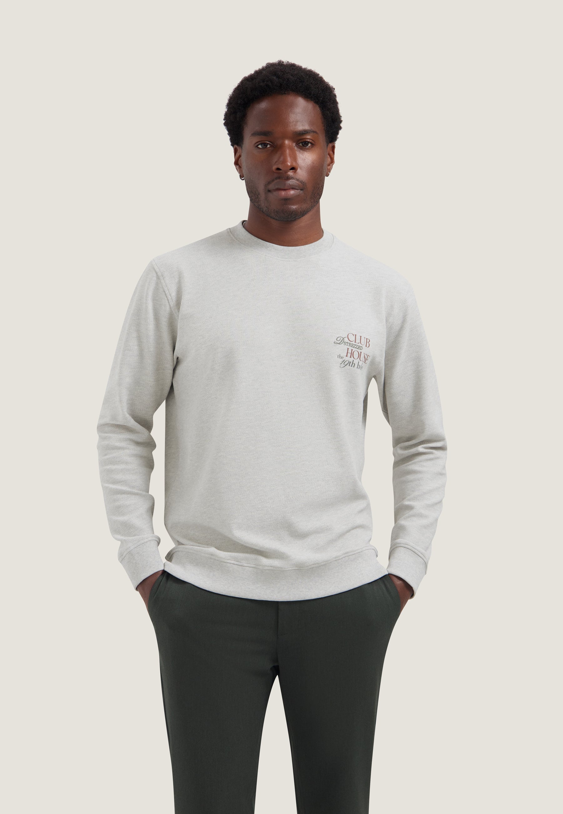 DESTREZZED 211854 KARAS ARTWORK-Grey Melange