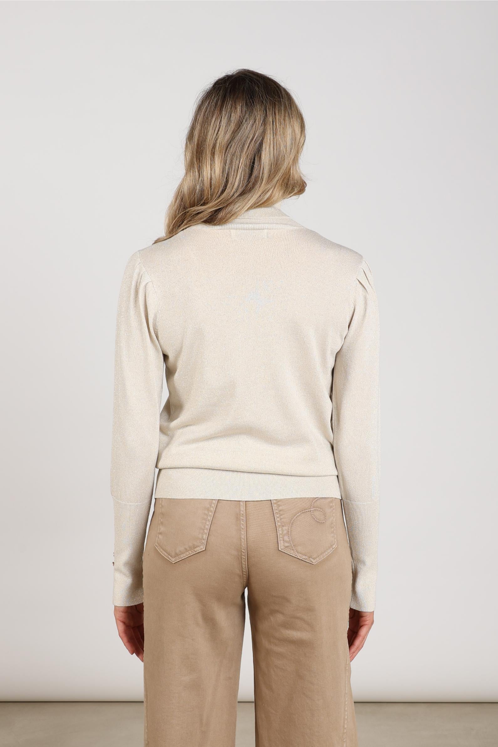 NUKUS NKF03048 Sylvia Pull Lurex-sand