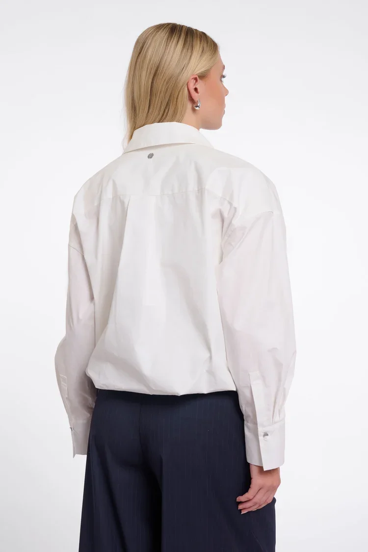 RINO & PELLE Nio.7002611 wikkelblouse wit