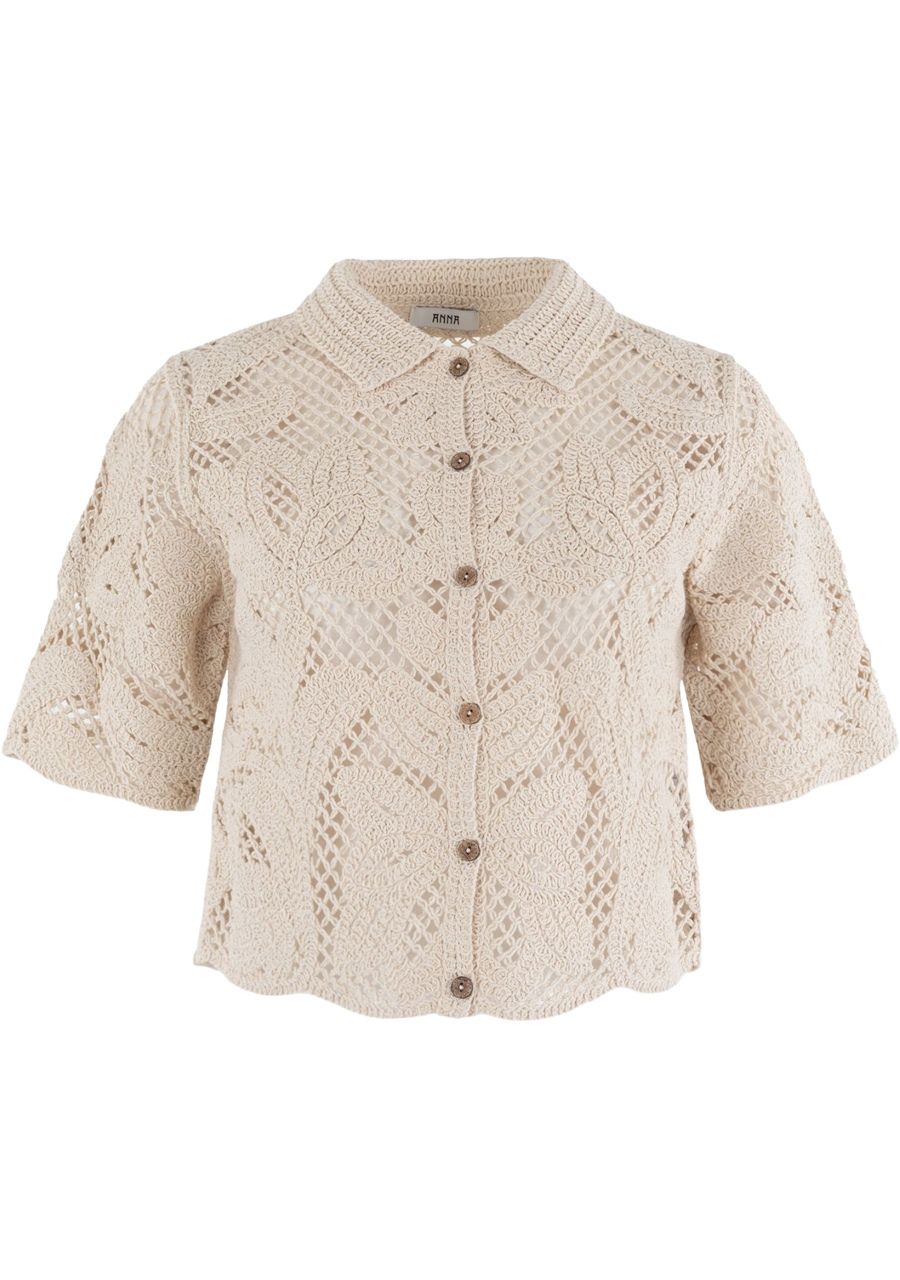 ANNA 21a10-03737 gehaakt Vest