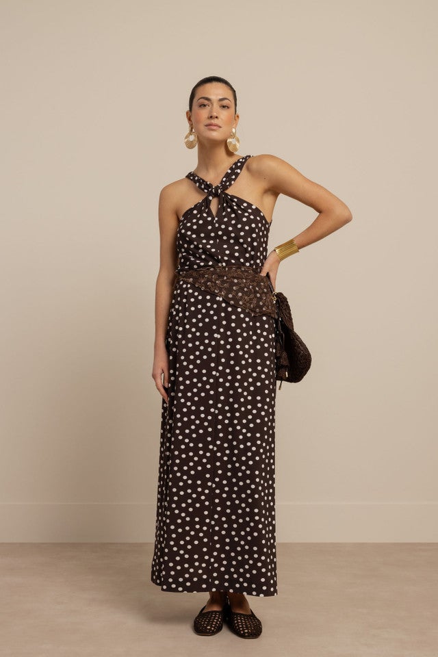 STUDIO ANNELOES 13938 Norah 2way dot dress
