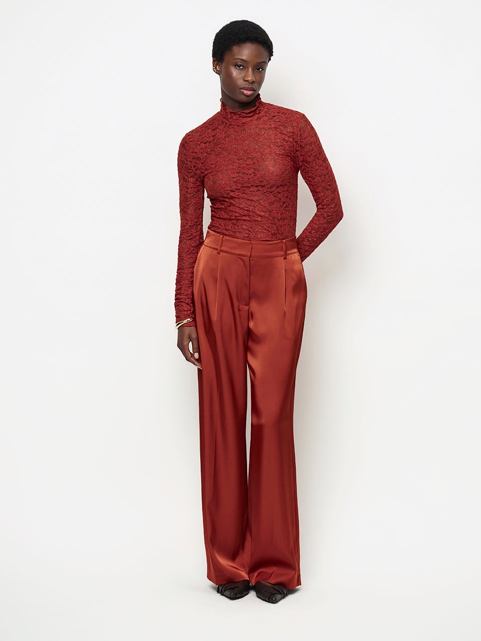 DANTE 6 263275 Irony lace turtle Top oranje