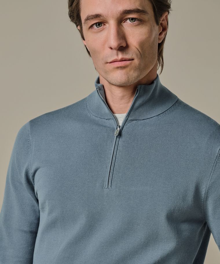 PROFUOMO PPXJ10008F PULLOVER HALF ZIP