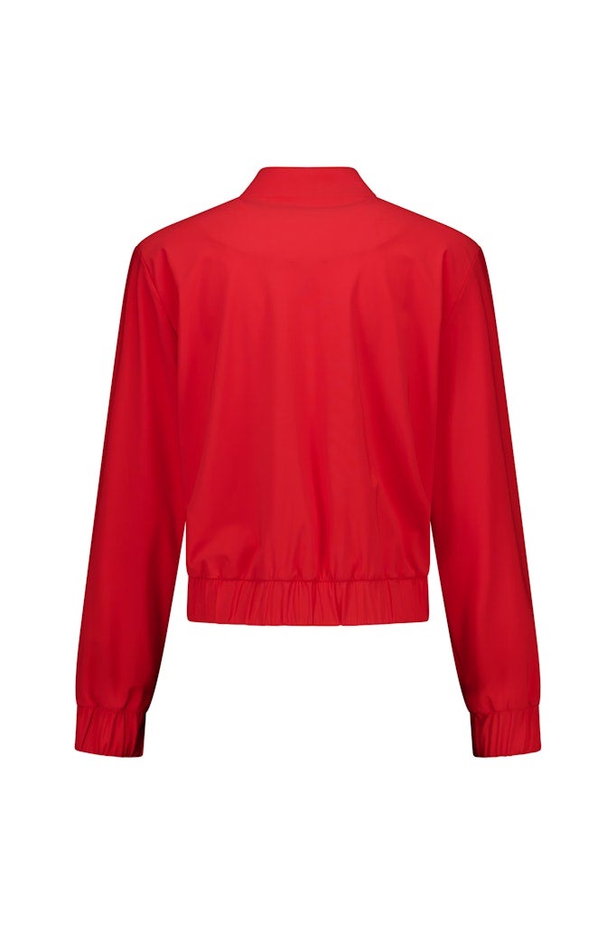 STUDIO ANNELOES 13671 Benja bomber jacket - coral red