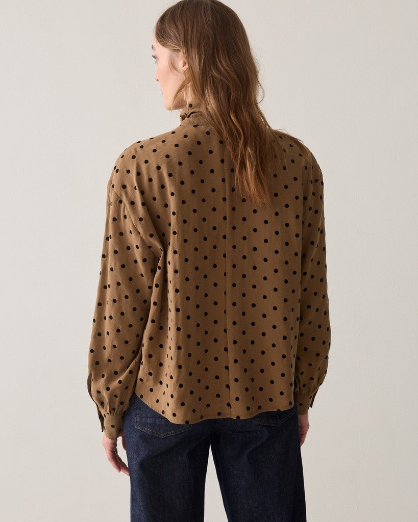SUMMUM Boxy top stippenprint 2s3609-12545