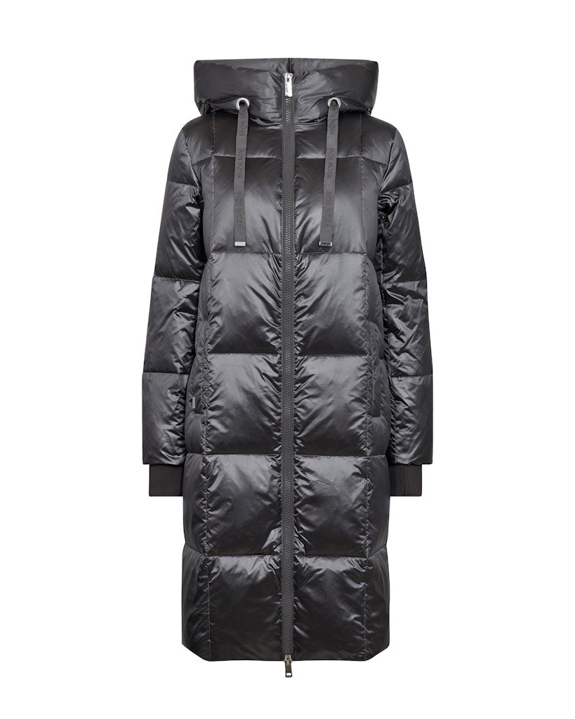 MOS MOSH 154370 MMNova Metallic Down Jacket - Dark Grey