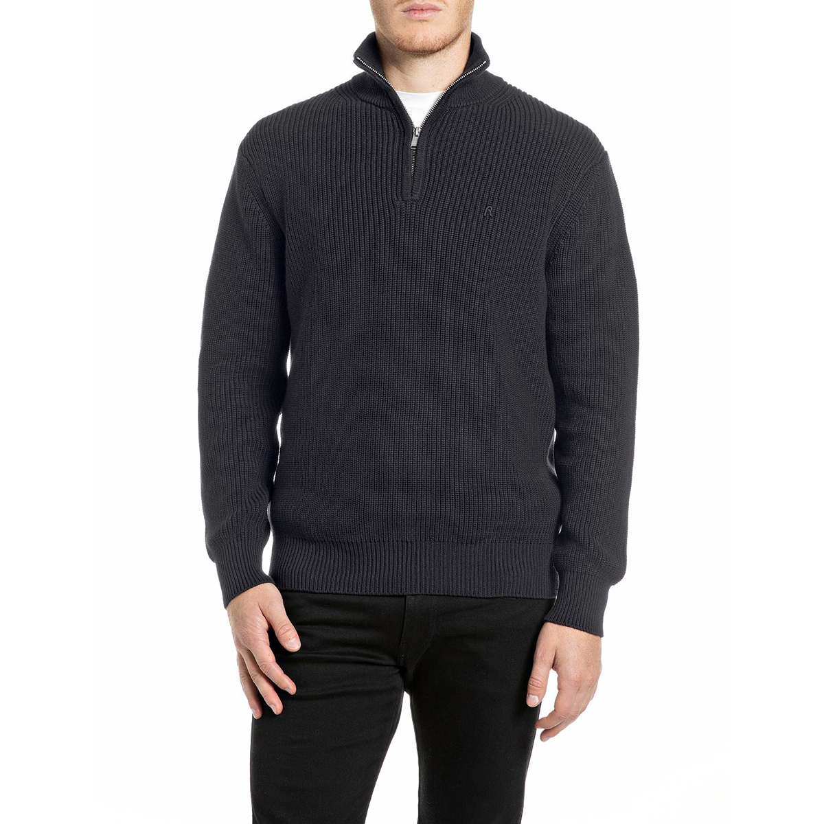 REPLAY UK00AZ.000.7246X Zip-pullover Blauw