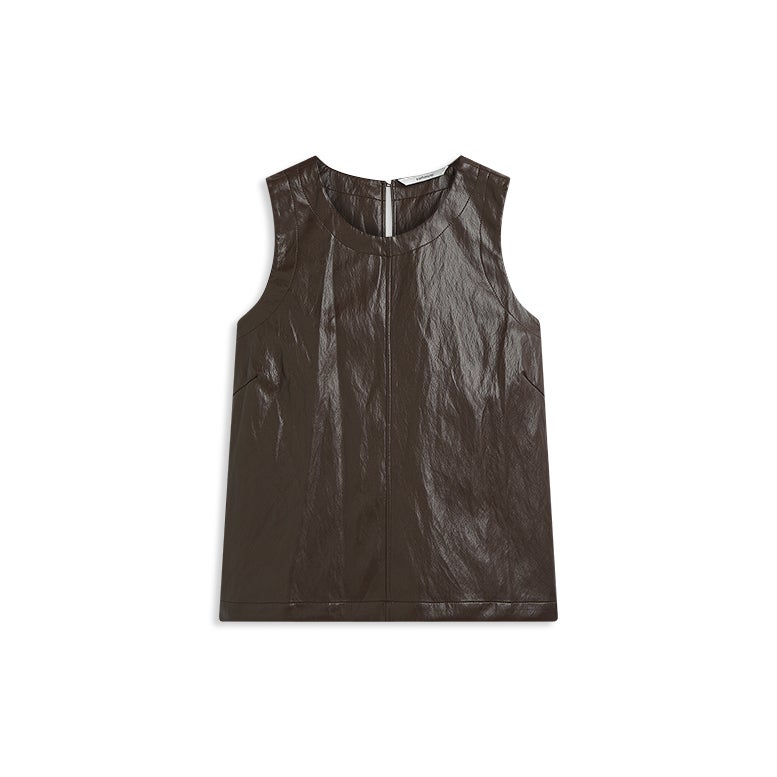 SUMMUM Top van faux leather 2s3557-12526