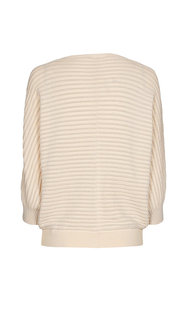 XANDRES 29111-01 GABON LUREX Pullover-Pearl