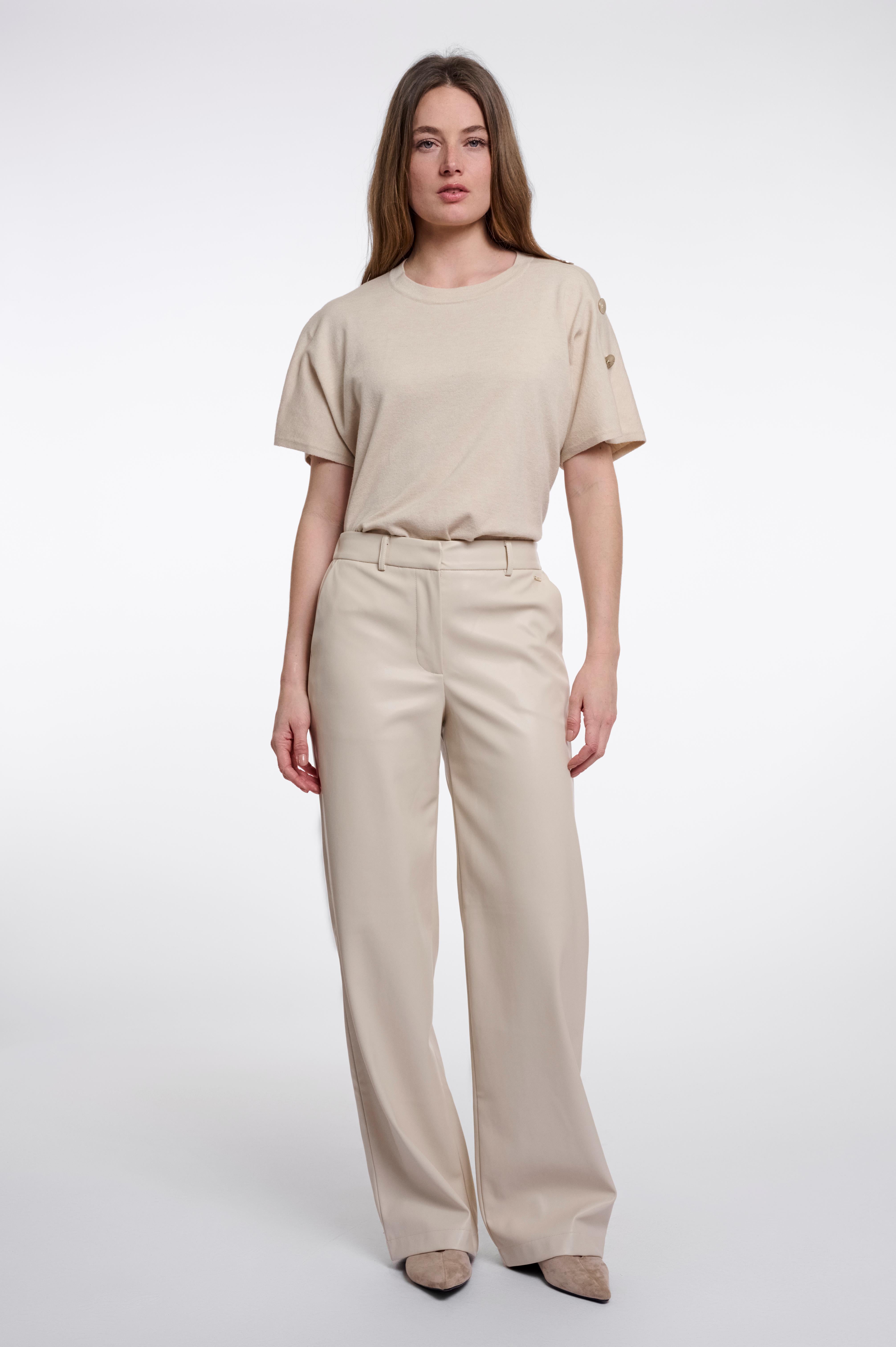RINO & PELLE GeorginaRegular.7502611 faux leather pants-birch