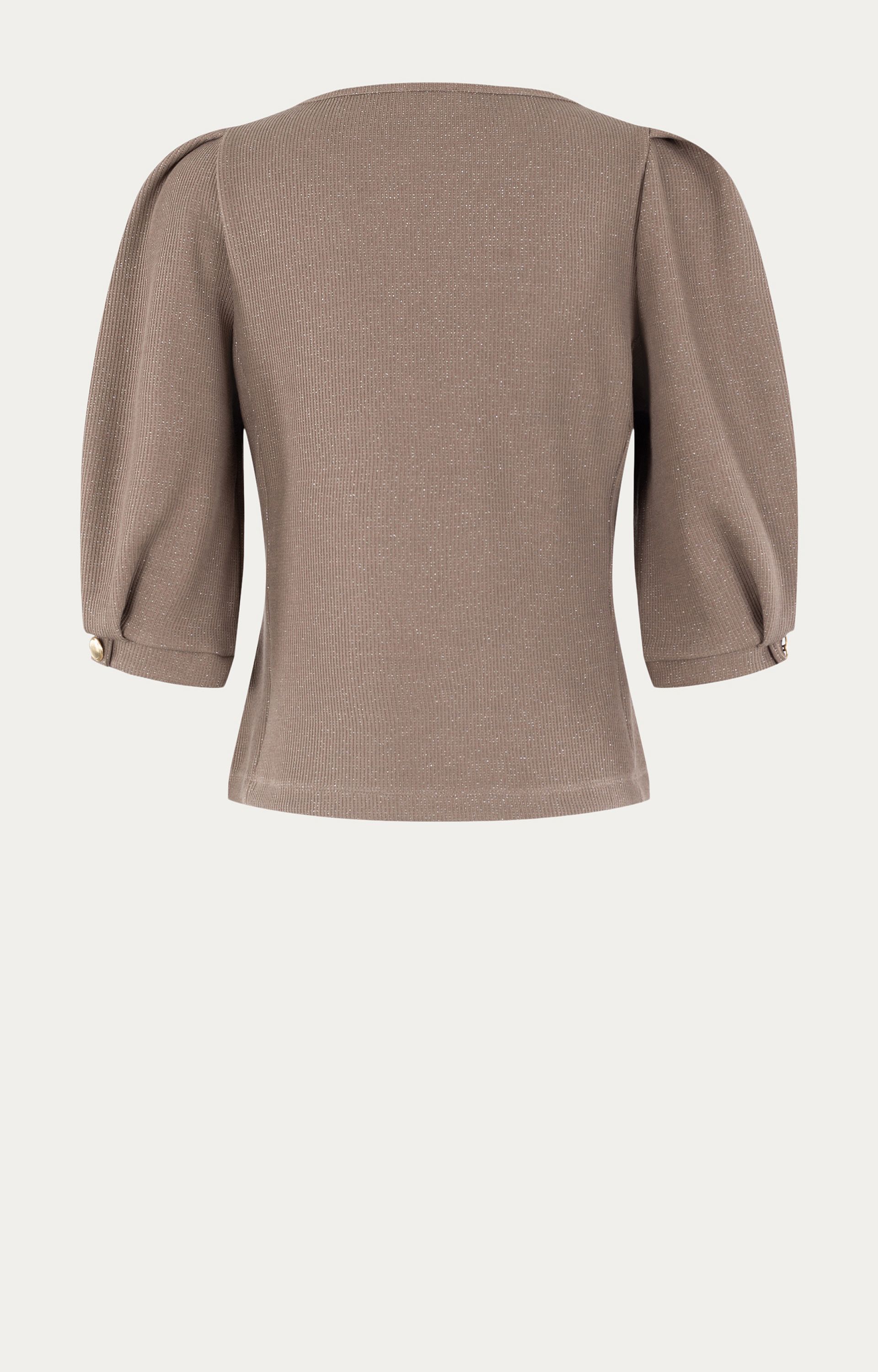 ANNA 43A04-03902 T-shirt 3/4 mouw met pofmouwen
