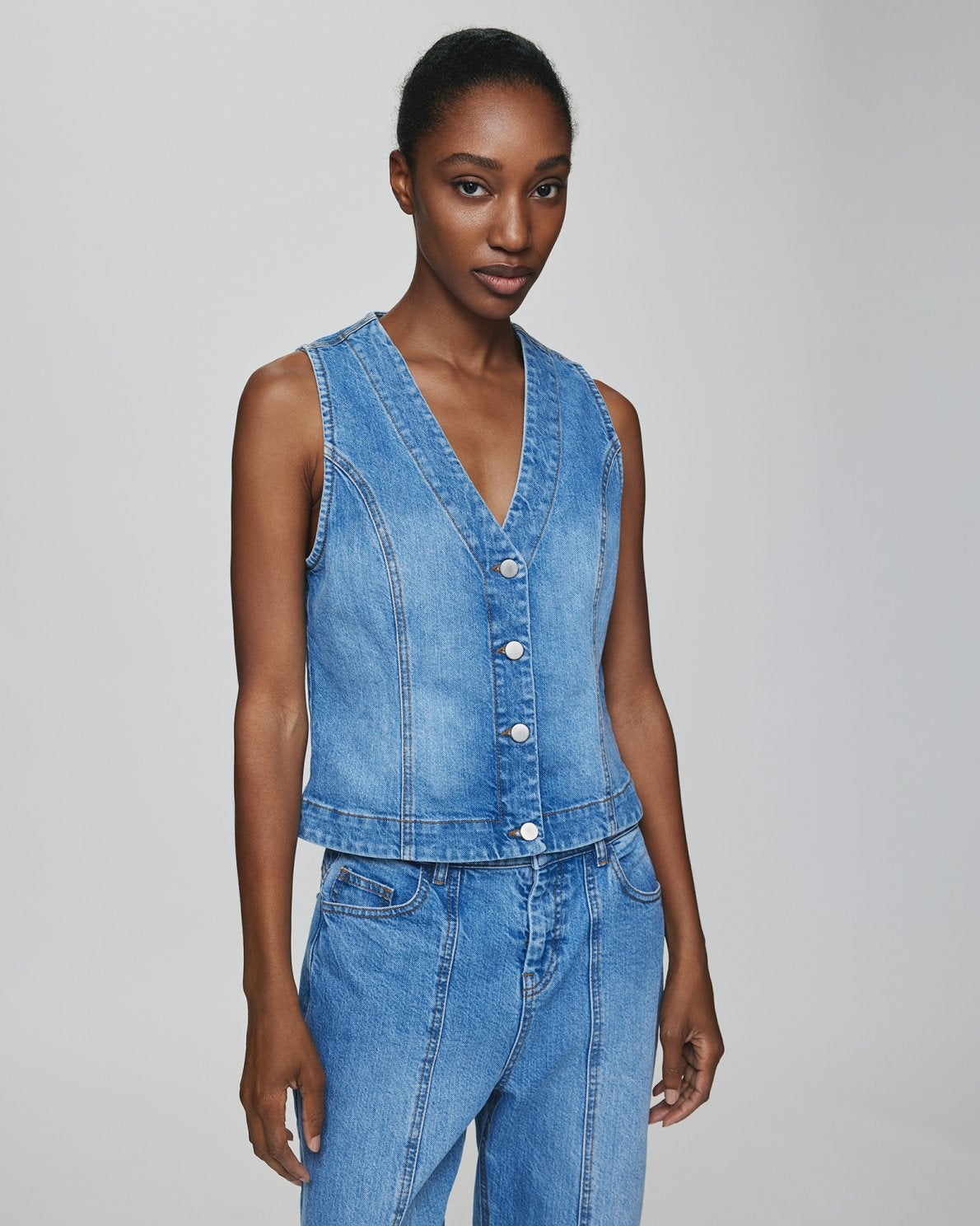 MOSS COPENHAGEN 18855 MSCHEli Ada Denim Vestgilet