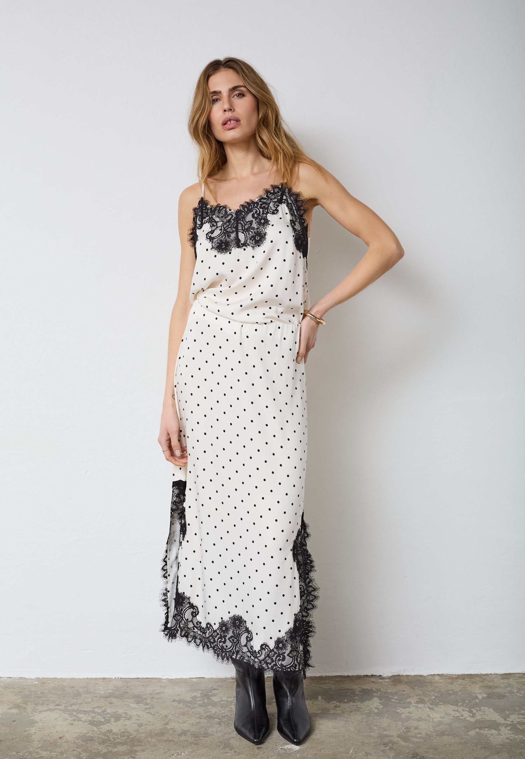 CO'COUTURE 44039 AmeliCC Dot Lace Skirt