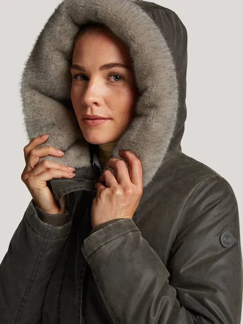 RESET LR03060263 MONTAGNA parka - chestnut