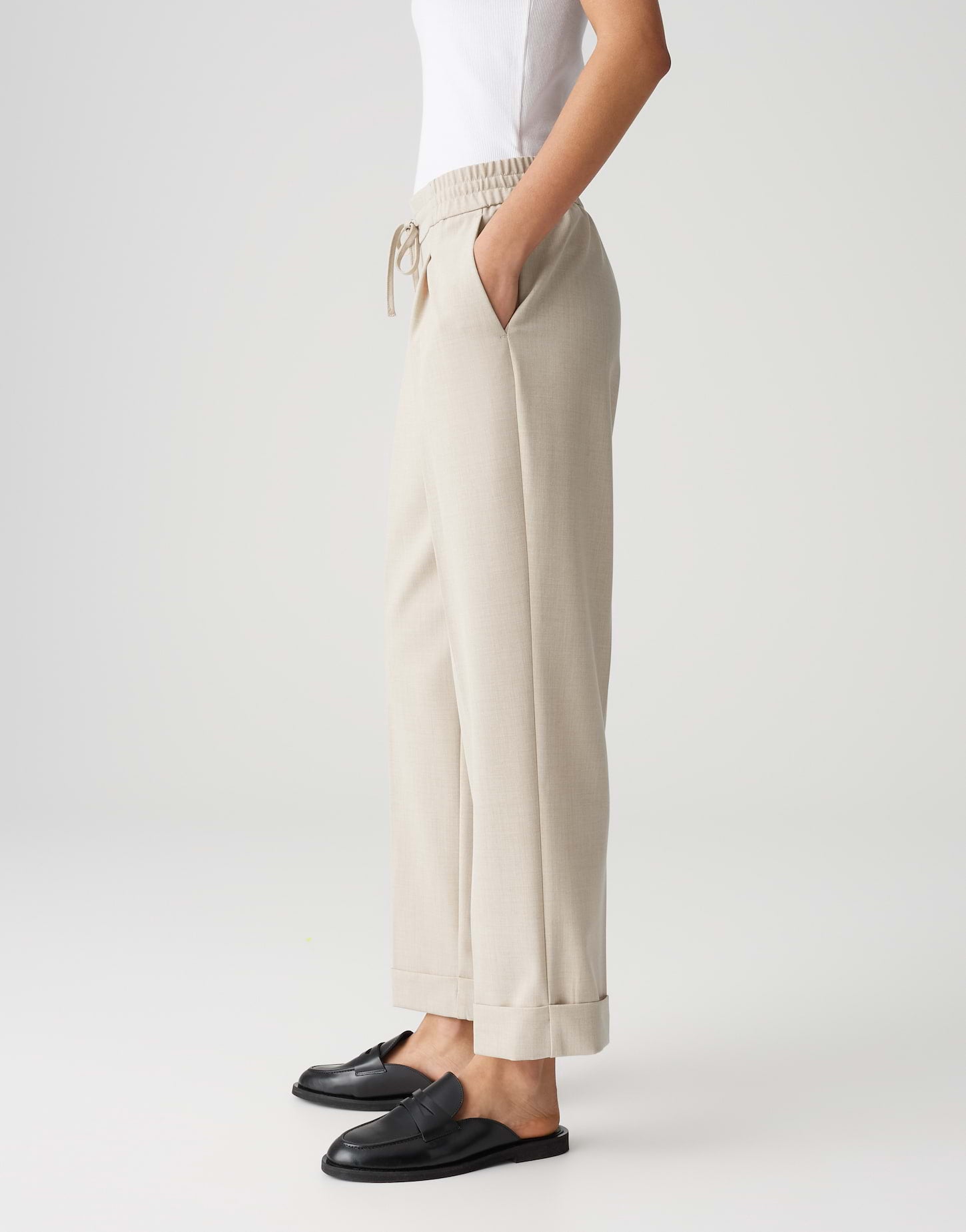 OPUS 10438713326100 Melosa city Pant-natural glaze