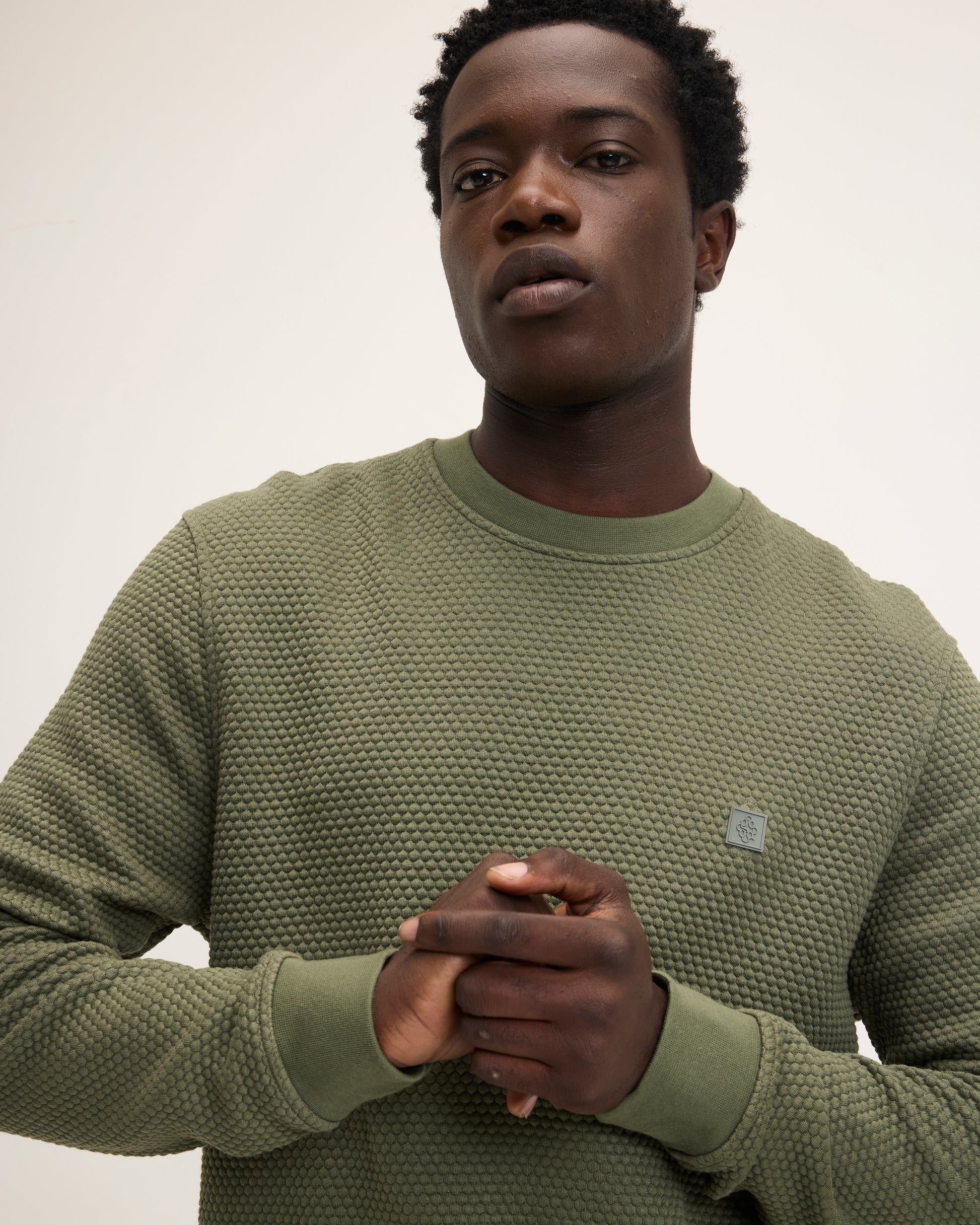 THE GOODPEOPLE LEROY 26020715 Rubber Patch sweater