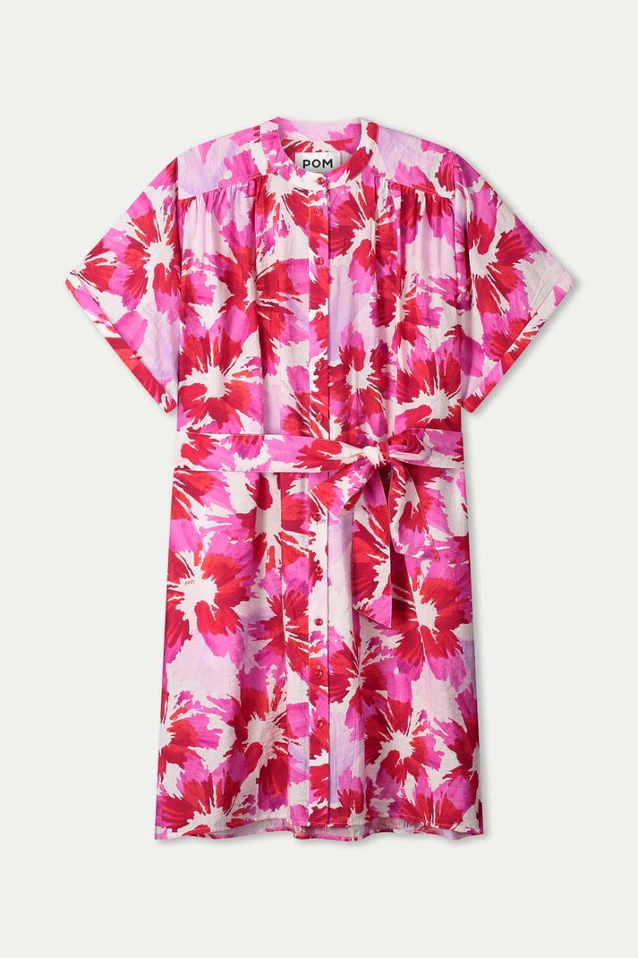 POM SP9590 DRESS Bubble Bloom Lavender