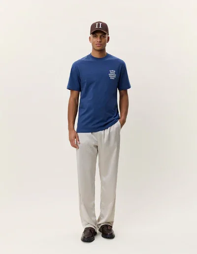 LES DEUX 1001975 Ceramic T-Shirt-DarkDenimBlue