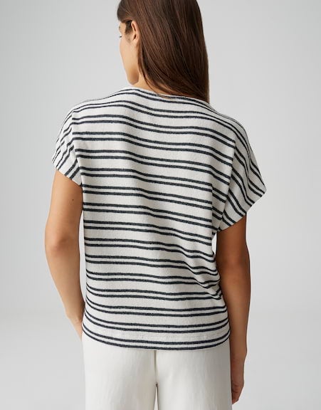 OPUS 10552014094106 Sostal Gestreept Tricot Shirt