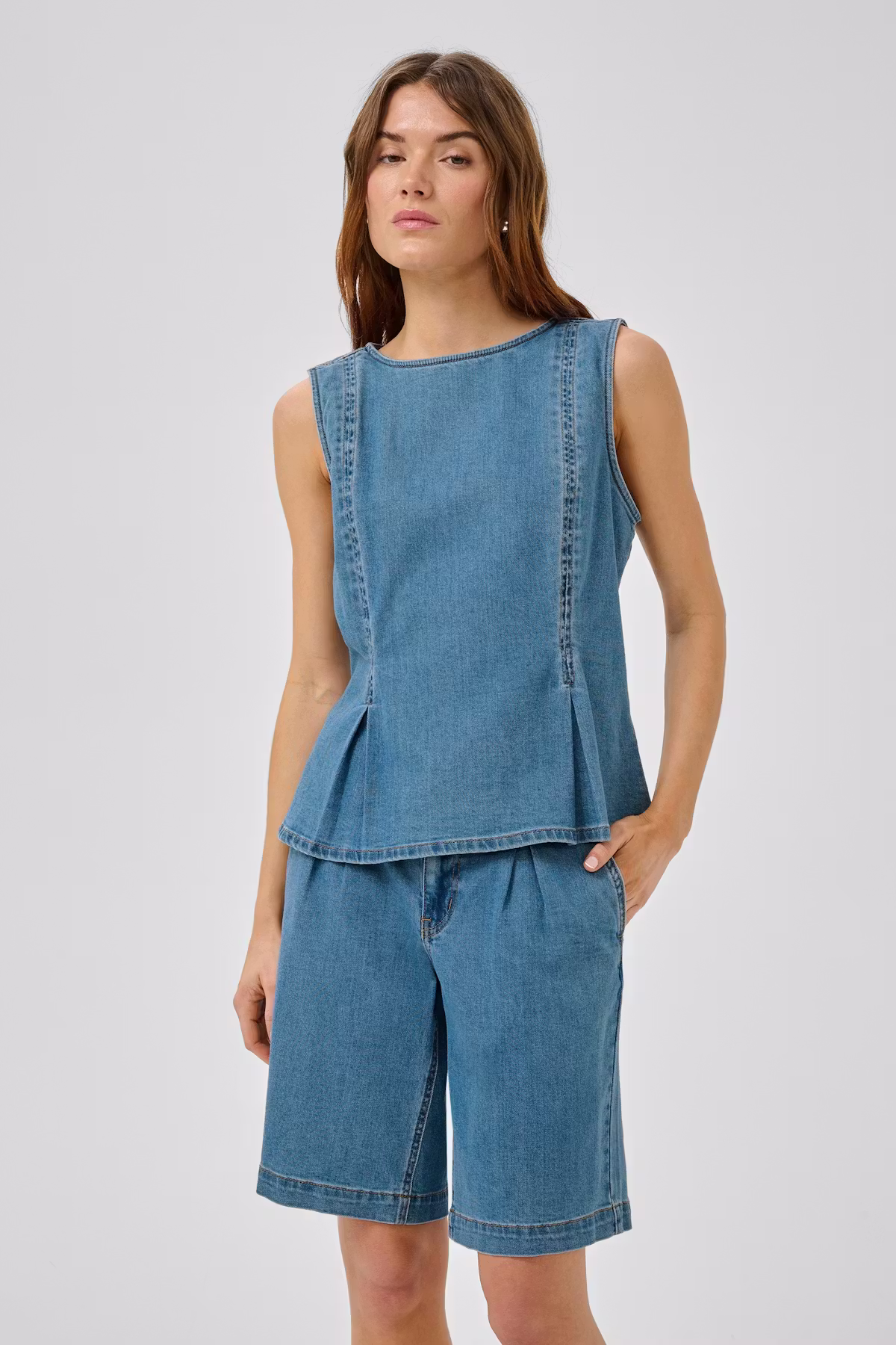 My Essential Wardrobe 10705596 MWLara 115 Top Denim
