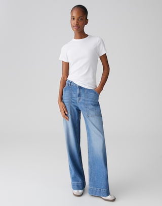 OPUS 10538110409106 Samuna scallop Basic shirt