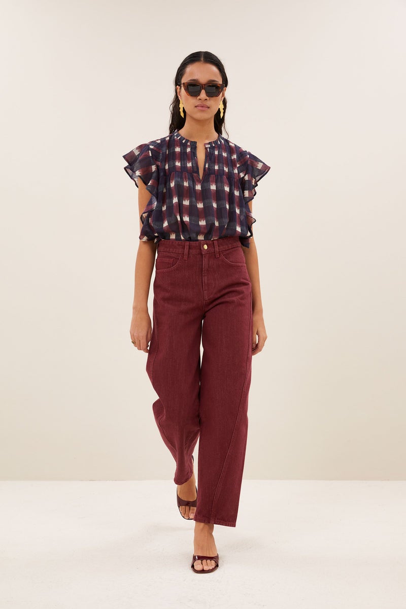 BY-BAR 26419313 begum wine jeans