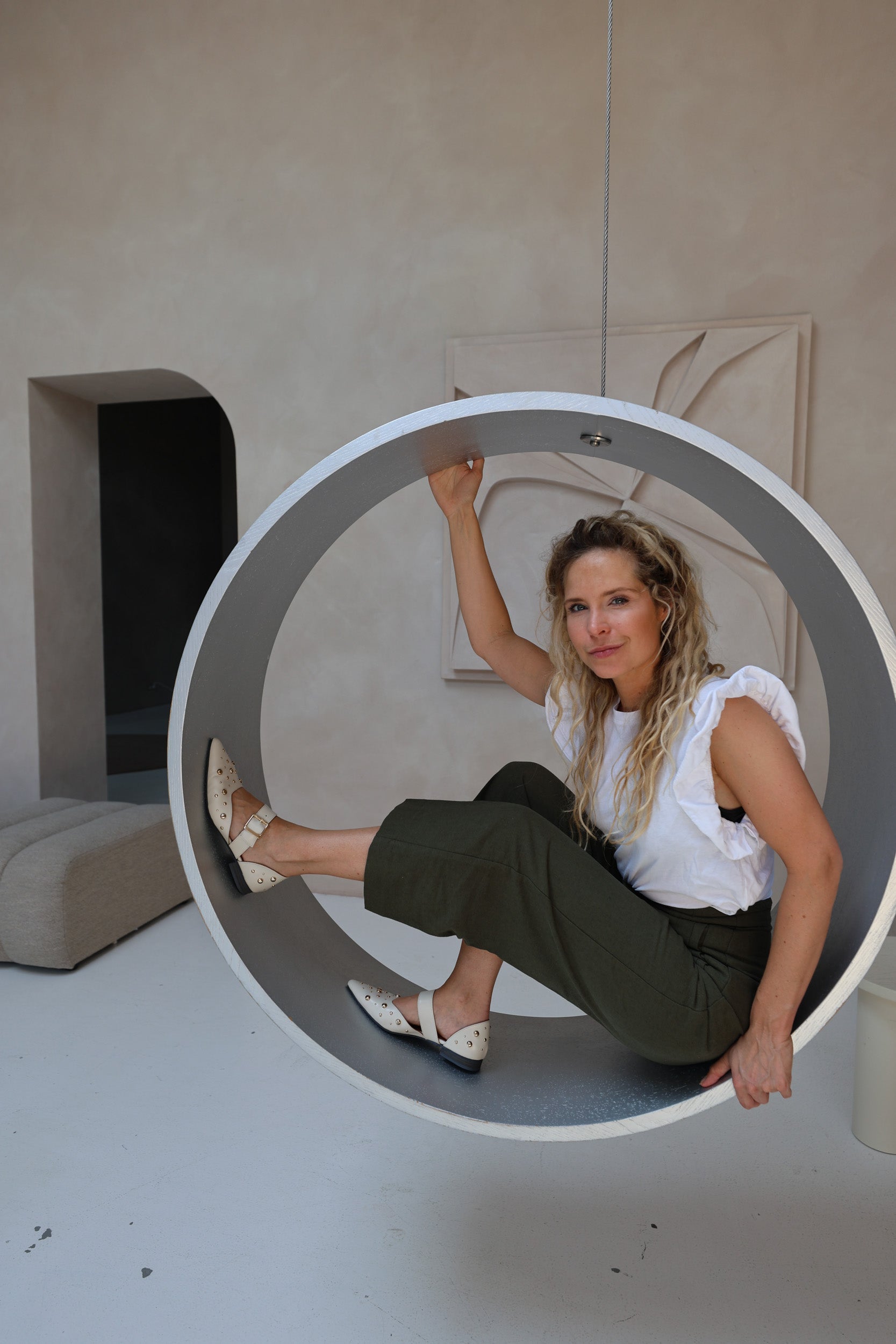 Babouche G-Ally-1 Ballerina - Off White